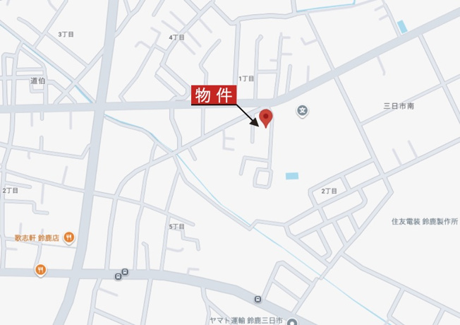 【地図】 | 鈴鹿市道伯5丁目 | 広域Map