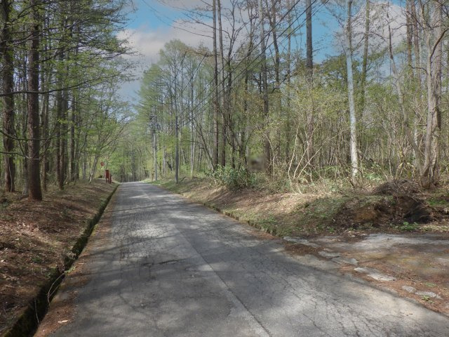 飯綱高原つつじが原（サニーハイランド）②の前面道路含む現地写真