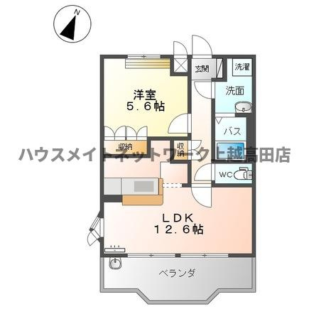 ディア・ハート Ａ棟の間取り|間取図