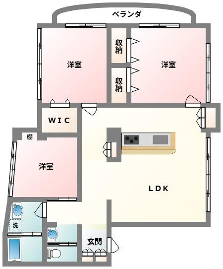 【間取り】 | ルミエール泉崎 | ルミエール泉崎★那覇市泉崎エリア
