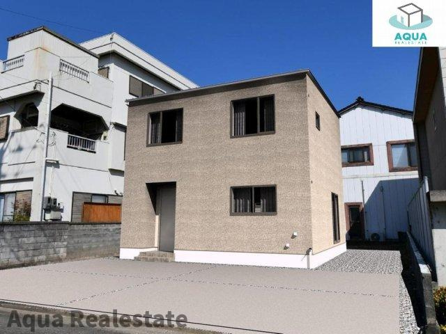 オール電化デザイナーズハウス南佐古建売⓼の外観パース|落ち着いた雰囲気の外観です