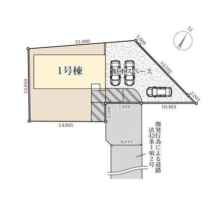 鹿嶋市宮津台第12　新築戸建の区画図