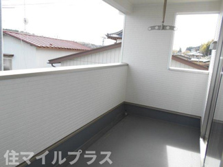 【バルコニー】 | 白河市東釜子新築一戸建て3棟 | お洗濯にも便利なバルコニー付き