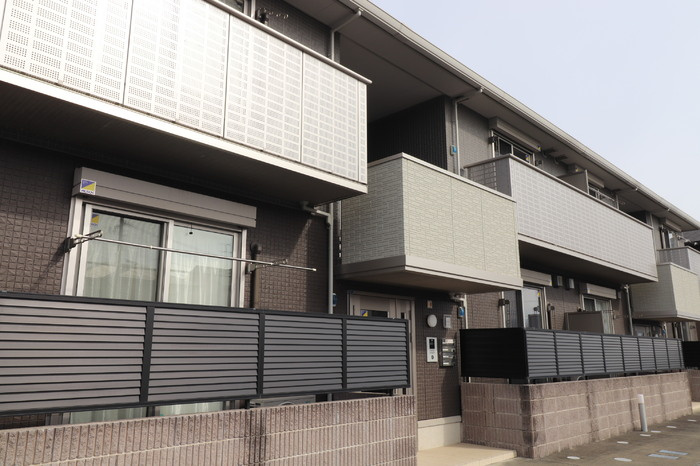 菊池郡菊陽町大字津久礼のアパートの外観