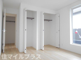 【洋室】 | 白河市東釜子新築一戸建て3棟 | 個人の部屋や寝室として使える洋室です