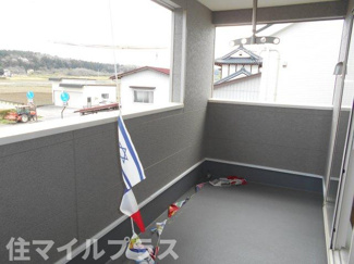 【バルコニー】 | 白河市東釜子新築一戸建て3棟 | お洗濯にも便利なバルコニー付き