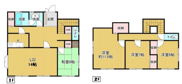 大網白里市みずほ台3　中古戸建の間取り|図面と現況に相違がある場合、現況を優先致します。
