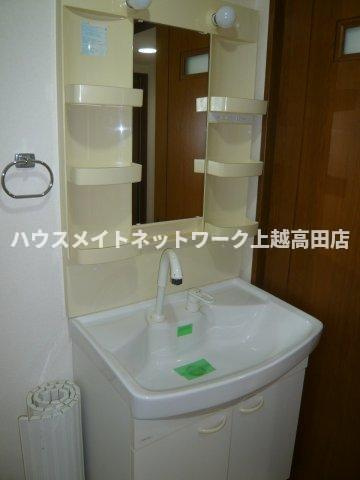 ディアコート新町の独立洗面台|洗髪洗面化粧台（参考同型304号室室内写真）
