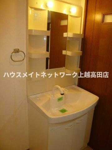 ディアコート新町の独立洗面台|洗髪洗面化粧台