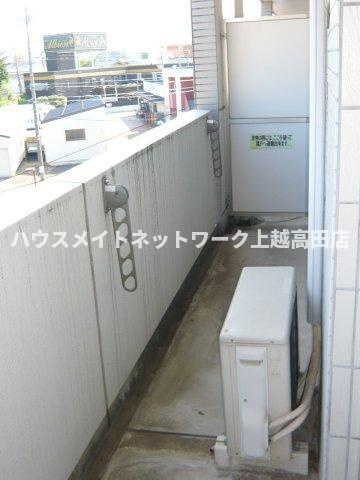 ディアコート新町のバルコニー|バルコニー（参考同型304号室室内写真）