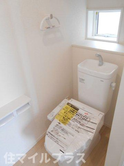 【トイレ】 | 白河市東釜子新築一戸建て3棟 | ゆったりとした空間のトイレです