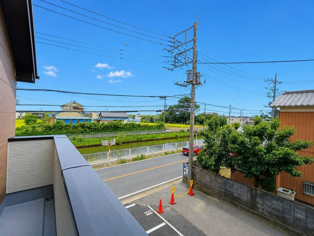 三郷市　幸房　新築戸建　全1棟のバルコニー|バルコニーからの眺めを楽しみませんか