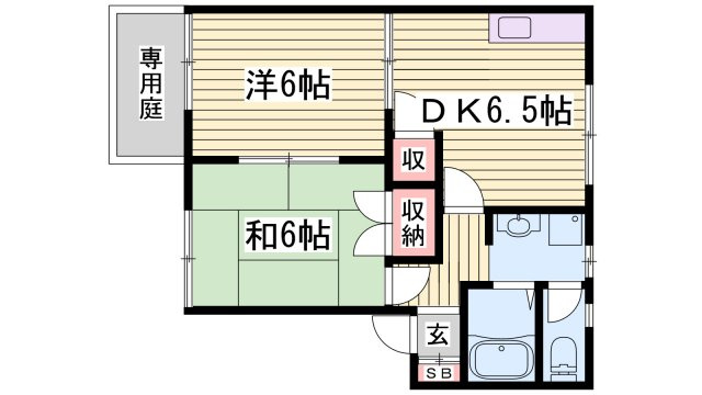 フレグランス志染の間取り