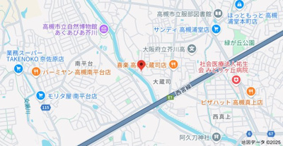 【地図】 | 大蔵司2丁目貸家