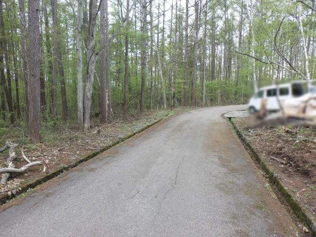 飯綱高原つつじが原（サニーハイランド）③の前面道路含む現地写真