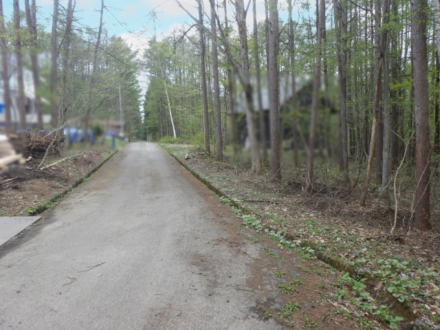 飯綱高原つつじが原（サニーハイランド）③の前面道路含む現地写真