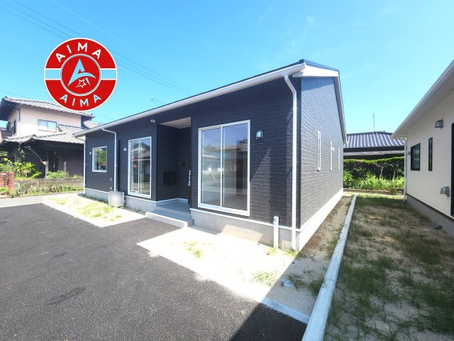 福津市津屋崎3丁目第30-2棟（2号棟）の外観|デザイン性のある外観です。