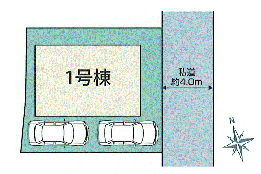 あきる野市雨間　新築戸建全1棟の区画図