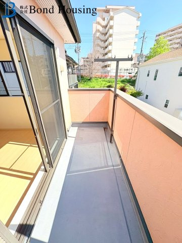 「全居室6帖以上」閑静な住宅地」　松が丘1丁目　築20年のバルコニー