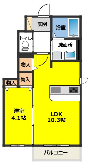 シャルモントの間取り