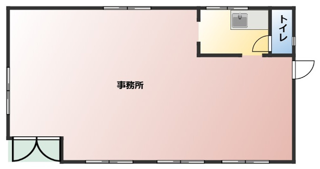 【間取り】 | 宮浦５丁目貸事務所＋倉庫