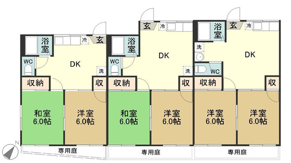 【間取り】 | 所沢市榎町の一棟売りアパート