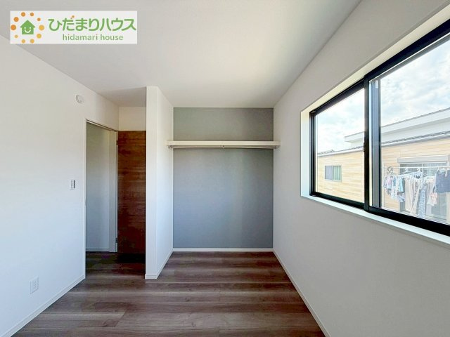 【収納】 | 常総市本石下第1期　新築戸建　8号棟 | 全室にクローゼットが付いていて、お部屋の住空間もスッキリ広々使えそうです(^^)