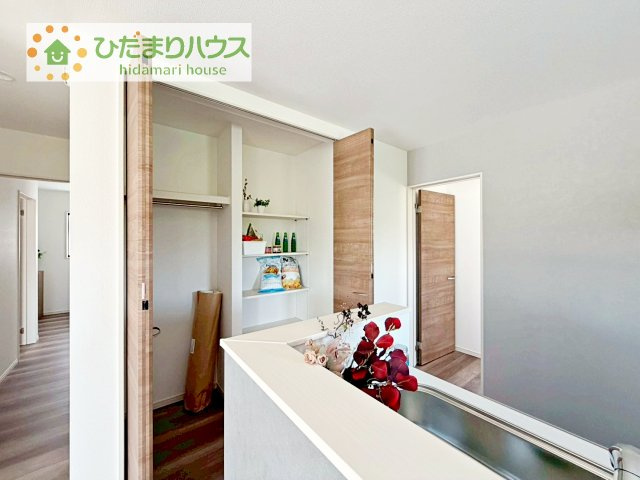 【収納】 | 常総市本石下第1期　新築戸建　8号棟 | 備え付け収納で、スッキリお片付け！