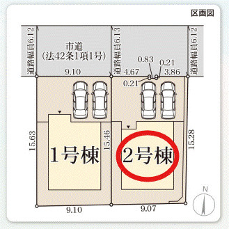 【区画図】 | リーブルガーデン堺市南区赤坂台１０期 | 区画図