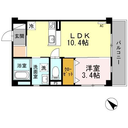 ラ・フォート己斐本町の間取り