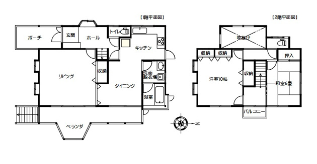 【間取り】 | 大室高原別荘地　戸建