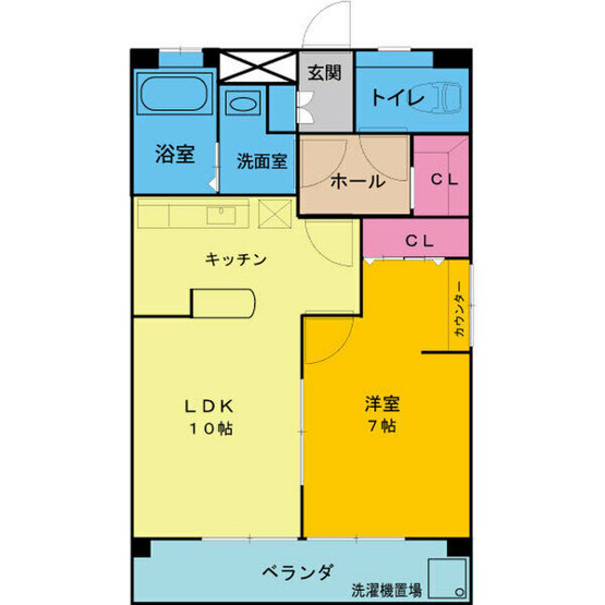 【間取り】 | OS・SKYマンション鹿子