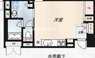 大阪市西区北堀江１丁目の賃貸マンションの間取り