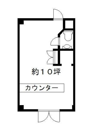 大津市大将軍１丁目の店舗事務所の間取り