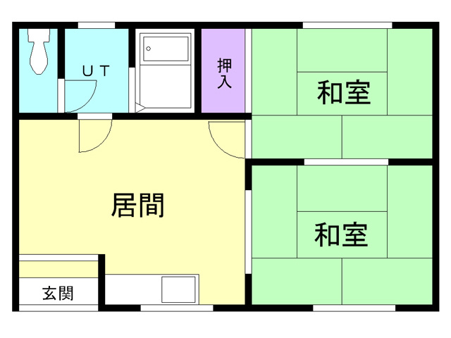 高木ハイツ（新川町）の間取り