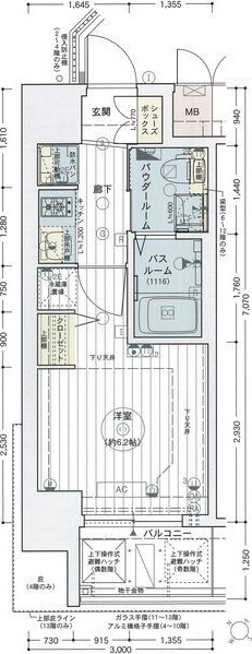 エステムコート難波IVアトリの間取り