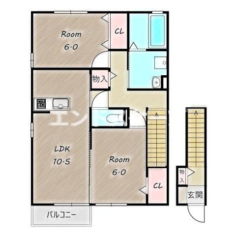 メゾン・ド・ジュリアン　Ｃ