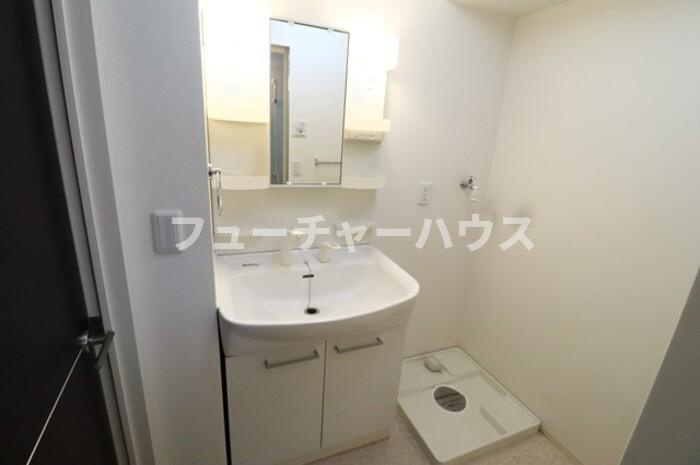 アプリコットの洗面所