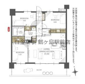 レーベンリヴァーレ坂戸リッツの間取り