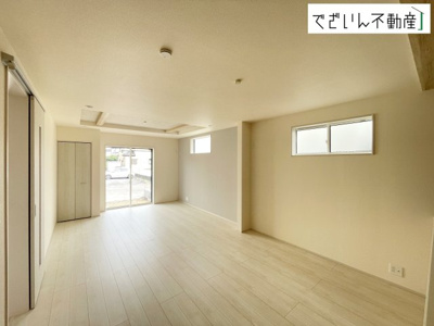 【居間・リビング】 | blooming garden久喜市青葉5丁目　新築住宅 | 現地(2026年7月撮影)