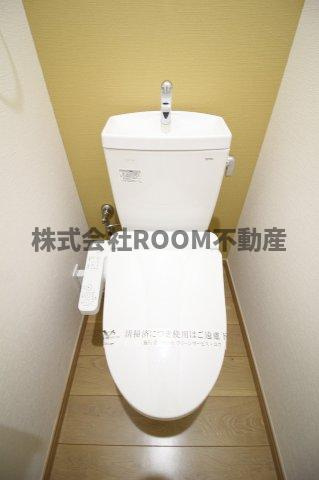 Laule’aⅠのトイレ|落ち着いた色調のトイレです
