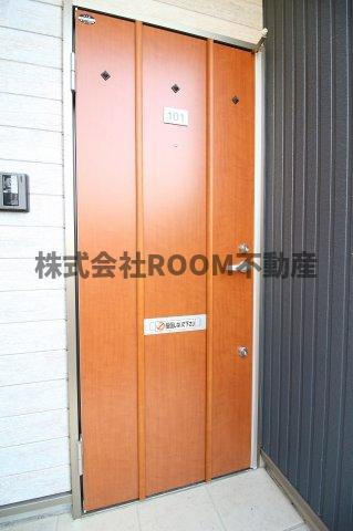 Laule’aⅠの玄関|毎日通る玄関はこちらです