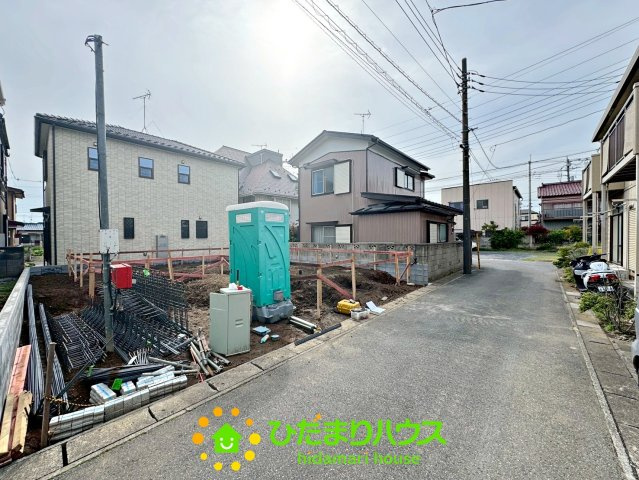 宮代町道佛第11　新築一戸建て　クレイドルガーデンの前面道路含む現地写真|2026/04/24　撮影