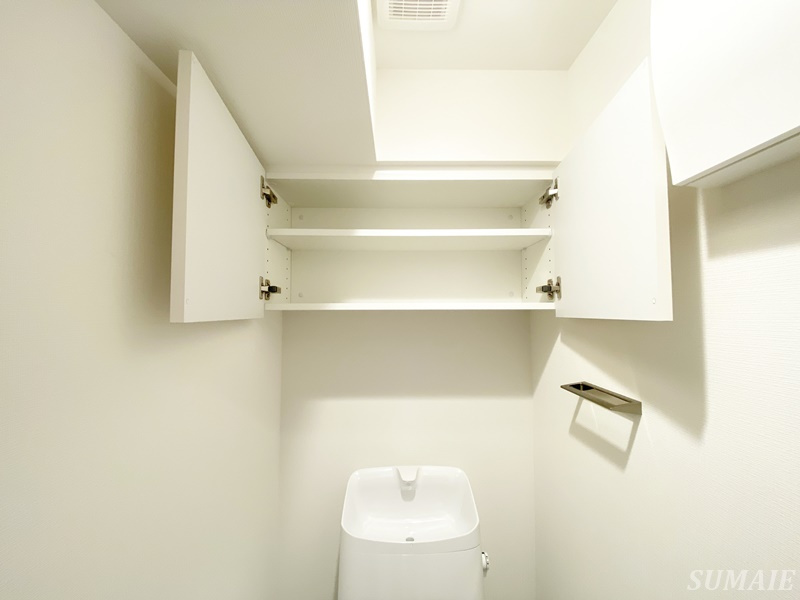 ドゥーエ王子神谷の収納|トイレ上収納です☆