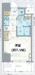 エスライズ御堂筋本町の間取り
