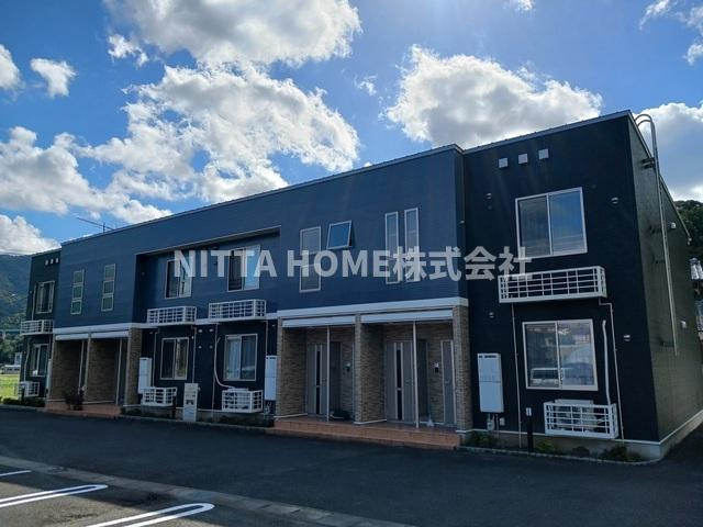 サニーハイツ　天神南棟の外観|お部屋は1階の角部屋◆