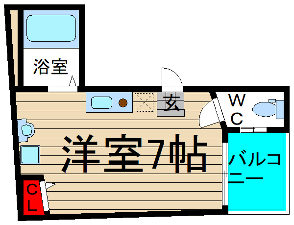 SUTEITASUNANNBAの間取り