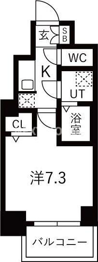 サムティ本町橋ⅡMEDIUSの間取り
