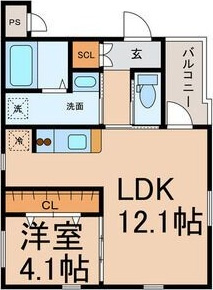 グランレーヴ吹上の間取り