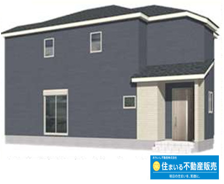 糟屋郡宇美町宇美東2丁目6期　2号棟の外観パース